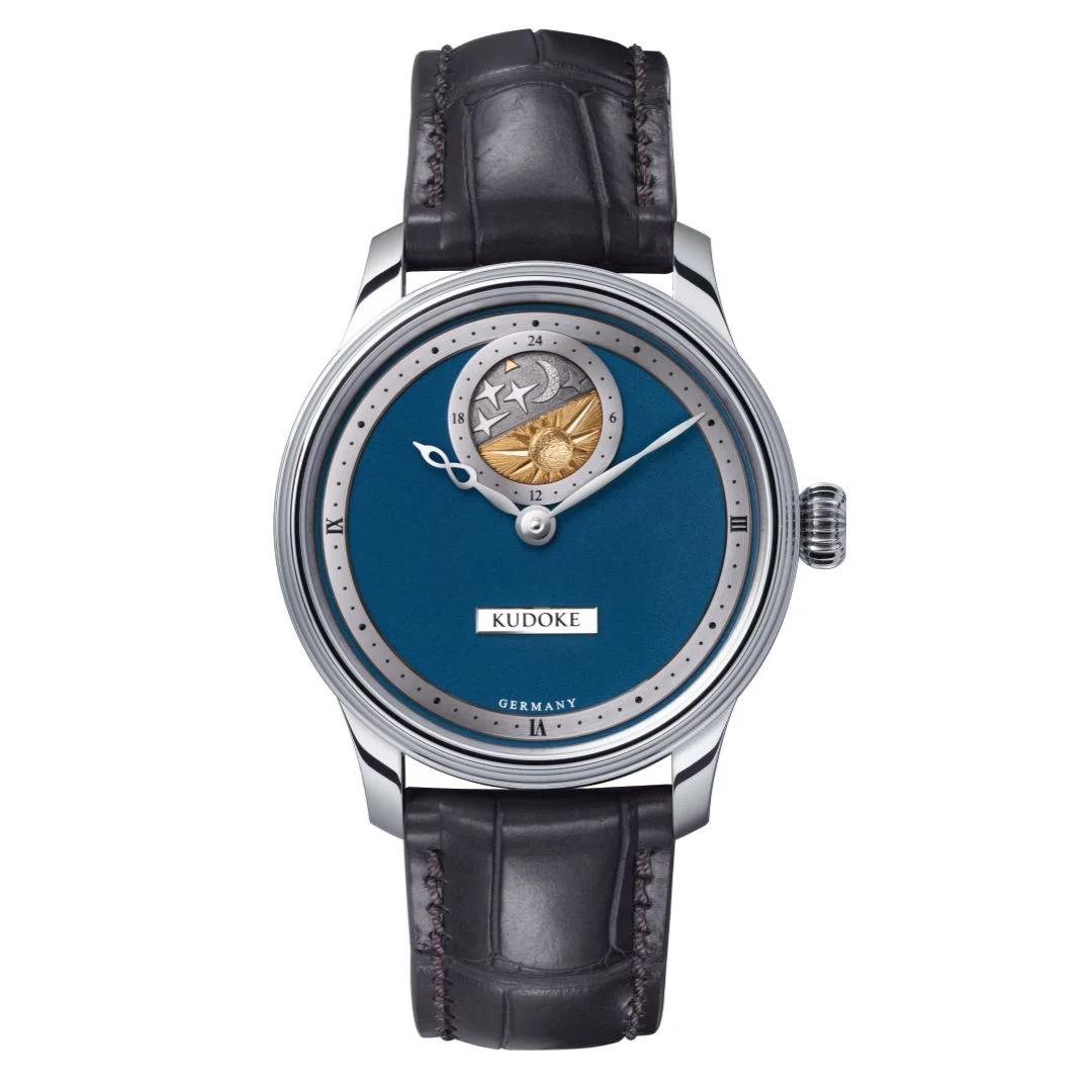 Kudoke KU-02-Kudoke2-DBlue 39 mm kol saati