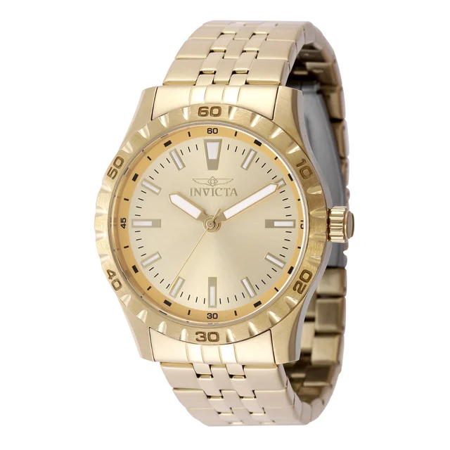 Invicta Open Box Specialty Luvenza Watch - 42mm, Gold (AIC-48283) kol saati