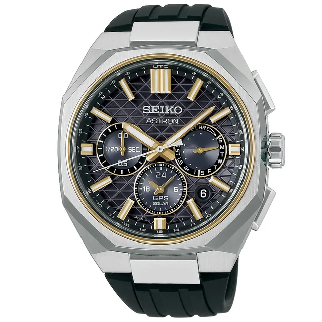 Seiko Astron GPS Solar Chronograph Black HAB003 kol saati