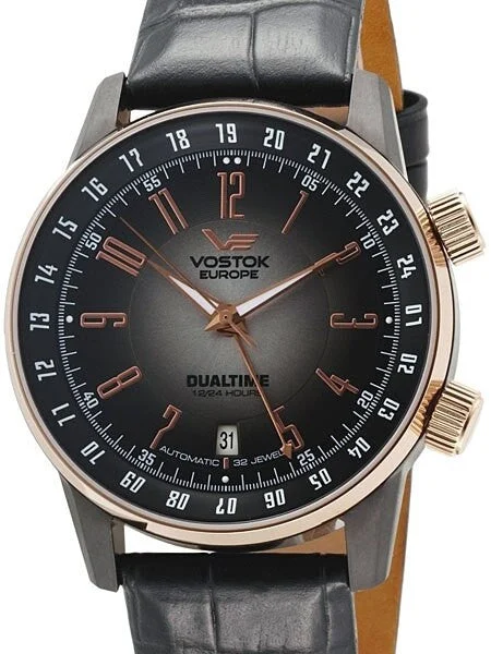 Vostok Europe Vostok-Europe 5603061 Gaz-Limo Automatic Dual Time Watch kol saati