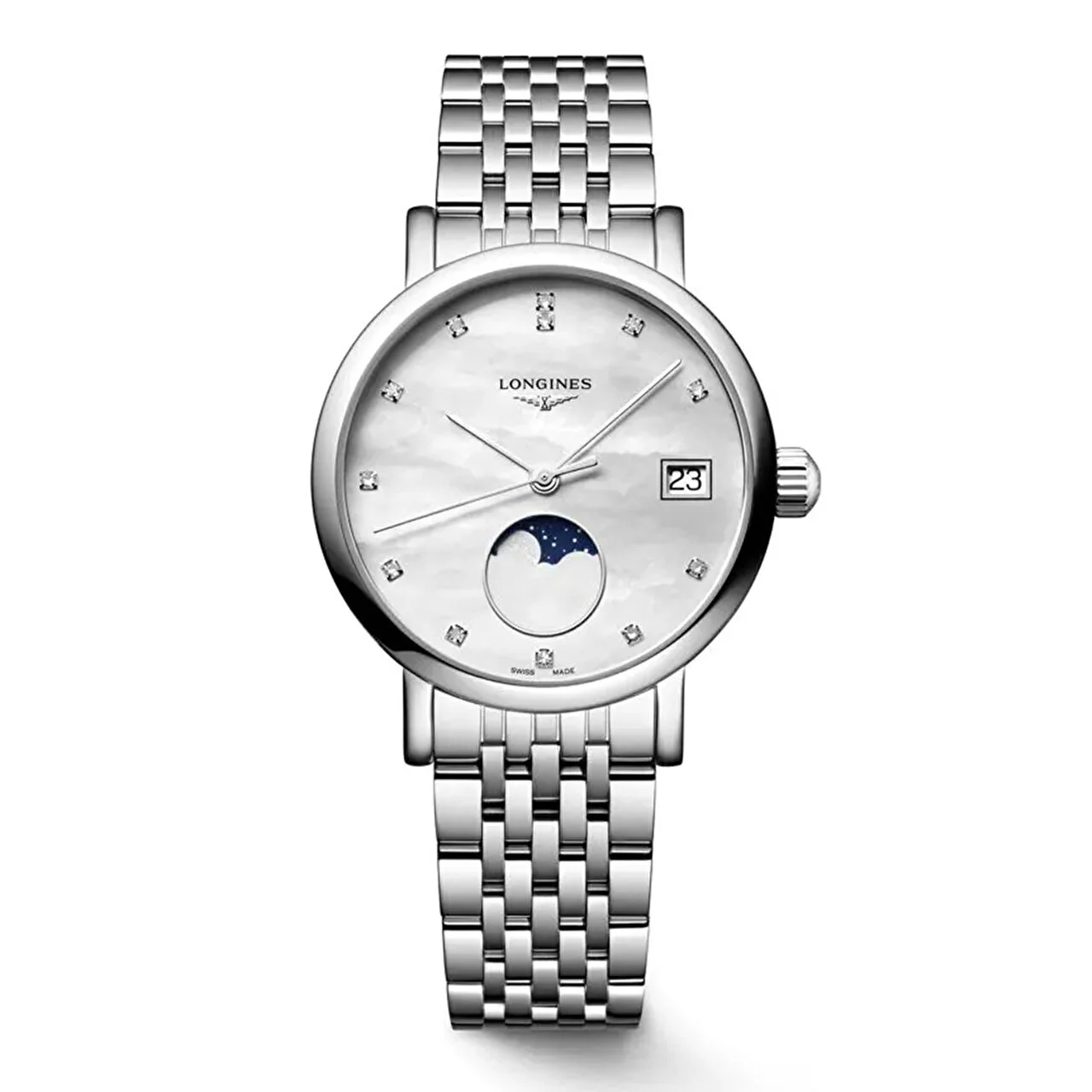 Longines Elegant Collection Moonphase L43304876 30 mm kol saati