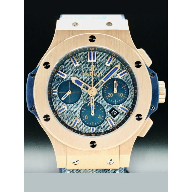 Hublot Big Bang Jeans Gold 301.PL.2780.NR.JEANS 210009N36508 kol saati