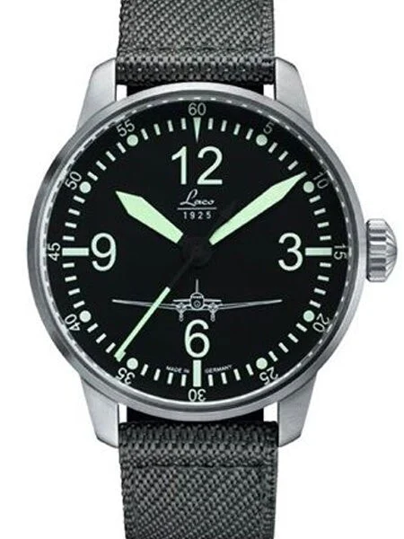 Laco Homage 21-Jewel Automatic (Limited Edition) Pilot Watch with Sapphire Crystal #862001