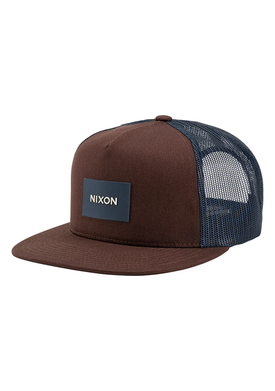 Nixon US Team Trucker Hat - Navy / Brown C2167-879-00 kol saati