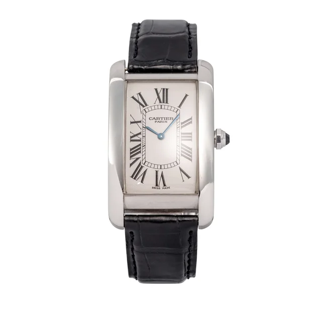 Cartier CARTIER, REF. 1734, TANK AMERICAINE, MECANIQUE, PLATINUM kol saati
