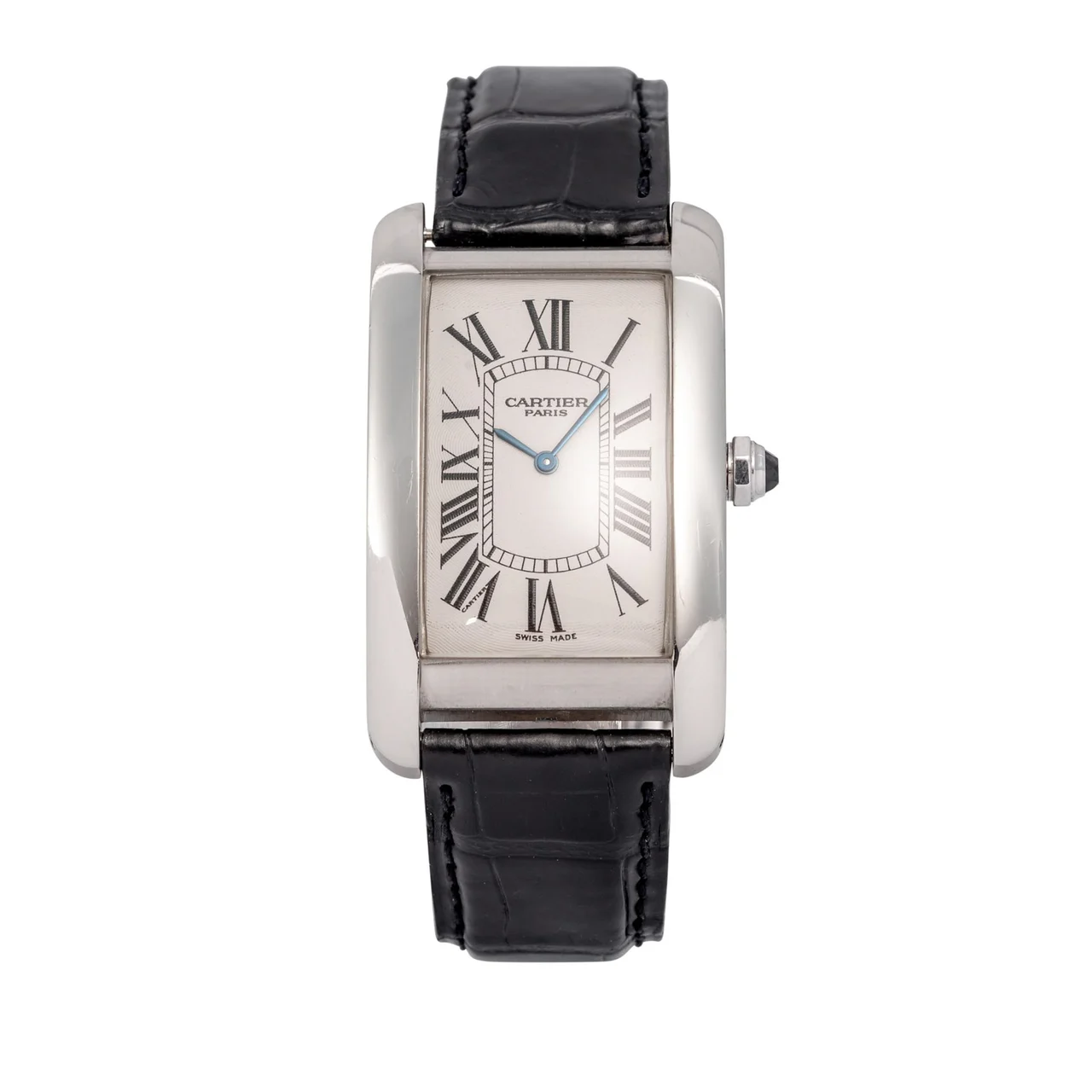 Cartier CARTIER, REF. 1734, TANK AMERICAINE, MECANIQUE, PLATINUM kol saati