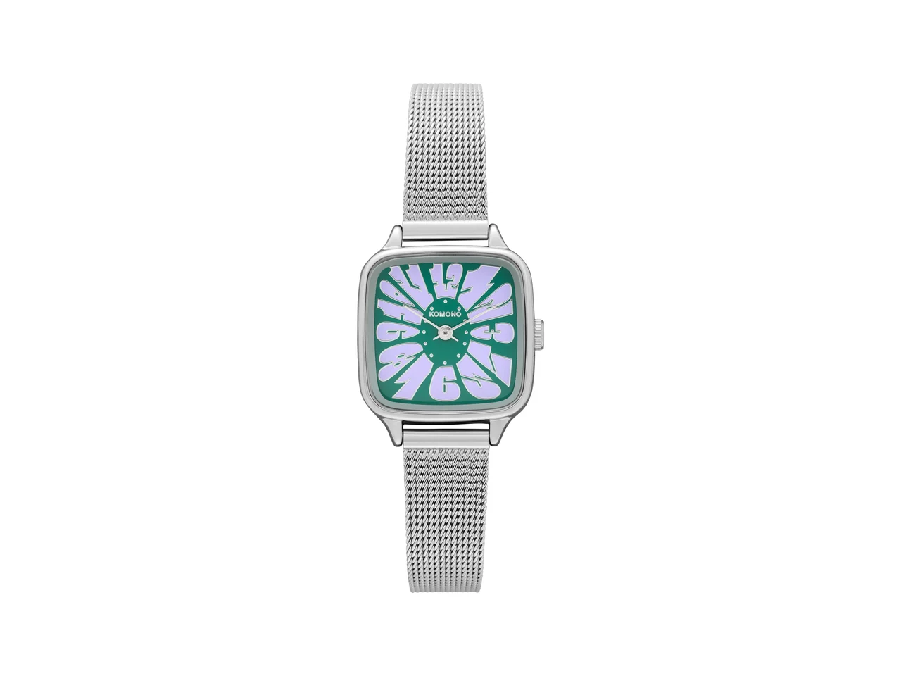 Komono Kate Flower Royale Silver Lilac KOM-W4511 kol saati