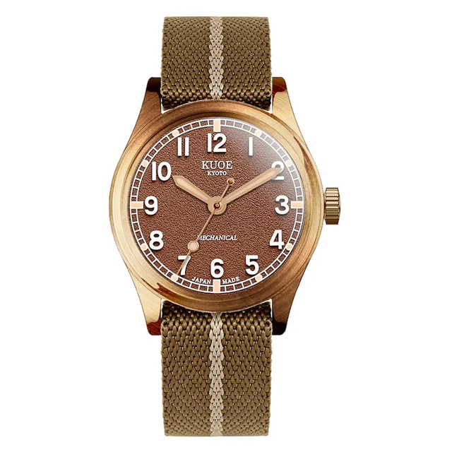 Kuoe Old Smith 90-002 Bronze Case Automatic 38mm Watch with Brown Dial #OS90002BZ-ND-BR-KB