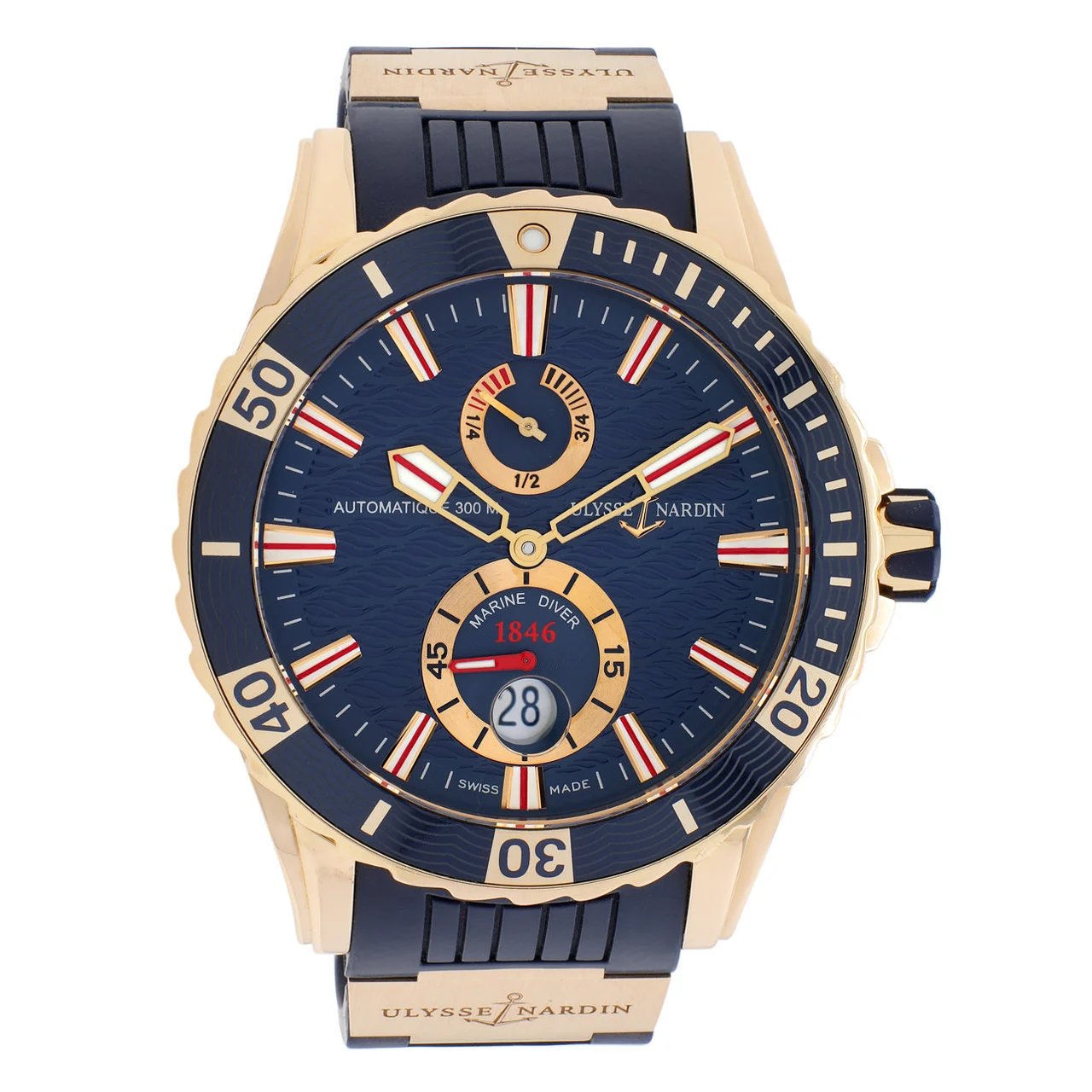 Ulysse Nardin Maxi Marine WA01528 44 mm kol saati