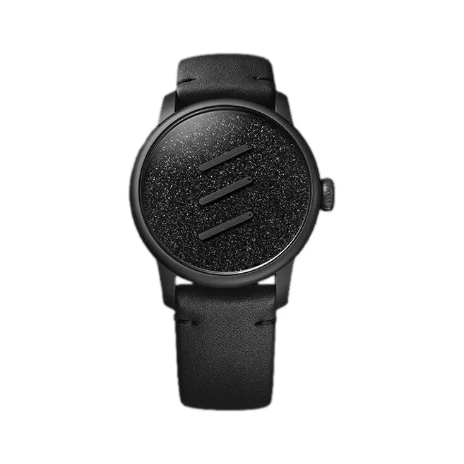 Louis Erard Excellence Le Régulateur x Olivier Mosset 42mm - Black on Leather Strap 85237NN62.BVAN24OM 42 mm kol saati