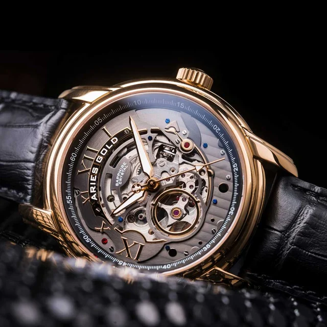 Aries Gold Aries Gold G 9005 G-BK kol saati