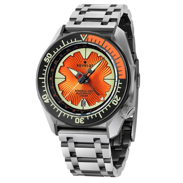 REVELOT Admiral GMT R10-9B4D1B1/S22-1B1BB4 kol saati