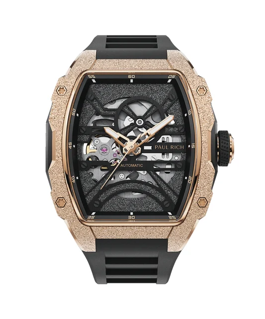 Paul Rich Astro Skeleton 5188Crosegoldblack kol saati