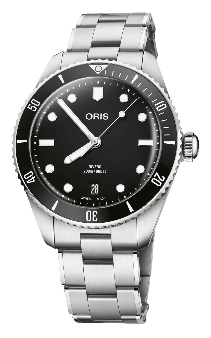 Oris Divers Date 01 733 7795 4054-Set 39 mm kol saati