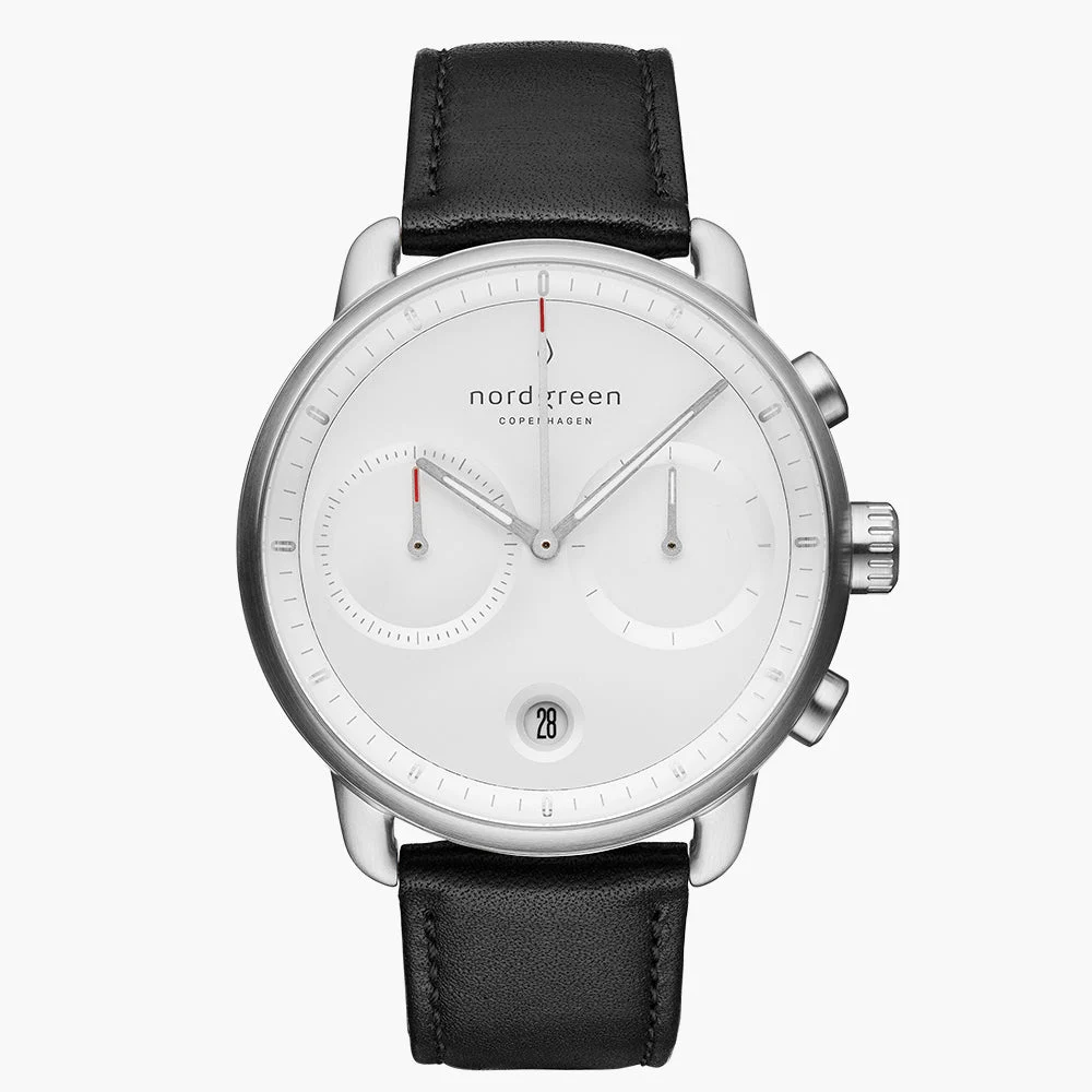 Nordgreen Pioneer 42mm PI42SILEBLXX 42 mm kol saati