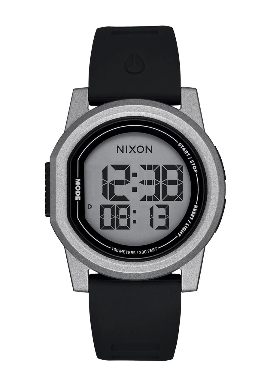 Nixon US Disk - Gunmetal / Black / Positive A1370-5190-00 39 mm kol saati