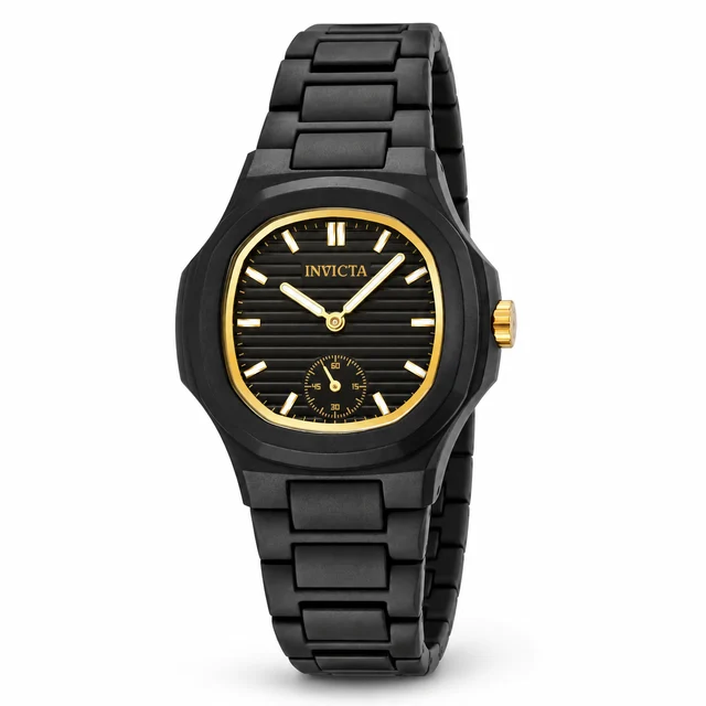 Invicta Celestial Linura Watch - 34.8mm, Black (70399) kol saati