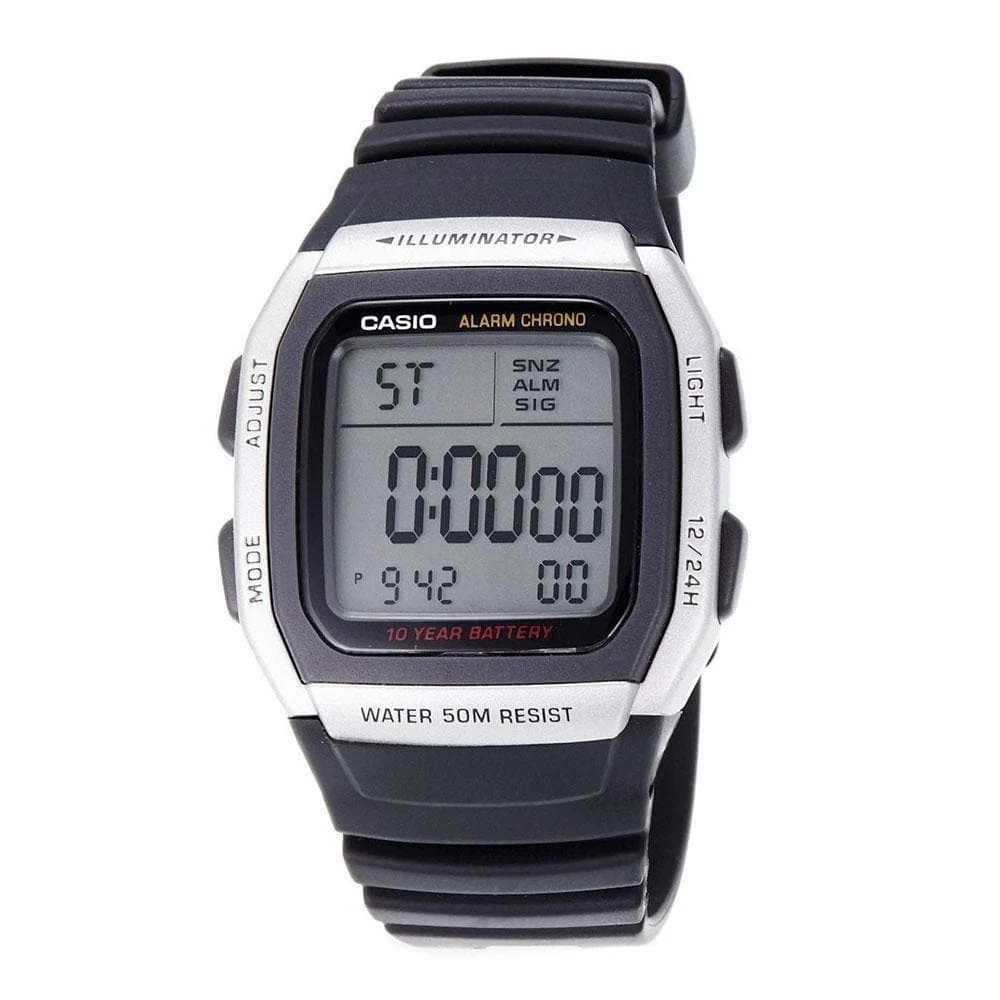 Casio W-96H-1AVDF-P 36 mm kol saati
