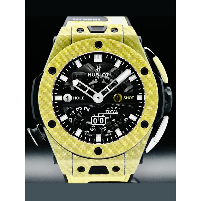 Hublot Big Bang Unico Golf Yellow Carbon 210009N21087 kol saati
