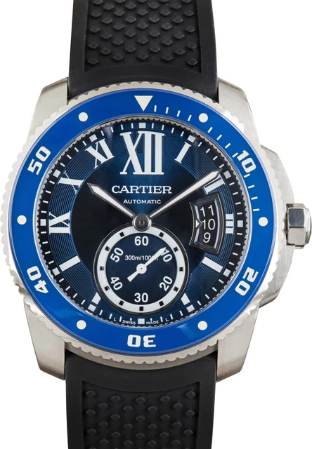 Cartier Calibre de Diver 42 Ref WSCA0010 Blue Dial kol saati