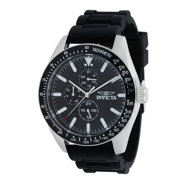 Invicta Aviator Nomad Watch - 45mm. Black (38402) kol saati