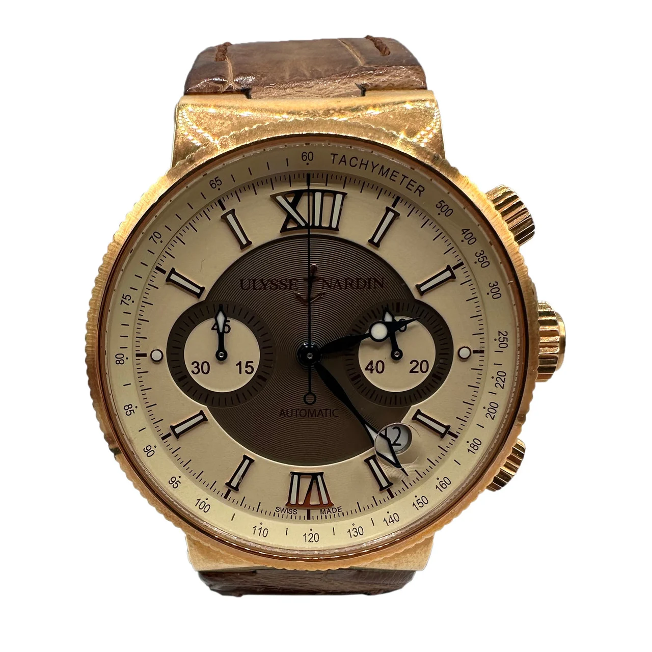 Ulysse Nardin Maxi Marine Chronograph 356-66/354 CSNCZ378 41 mm kol saati
