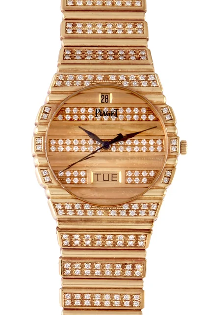 Piaget PIAGET REF. 15562 C 725, POLO, PIAGET, YELLOW GOLDAND DIAMOND kol saati