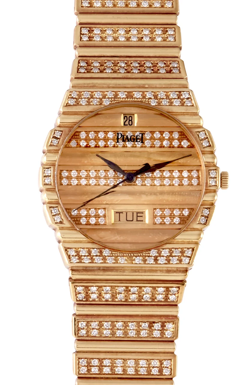Piaget PIAGET REF. 15562 C 725, POLO, PIAGET, YELLOW GOLDAND DIAMOND kol saati