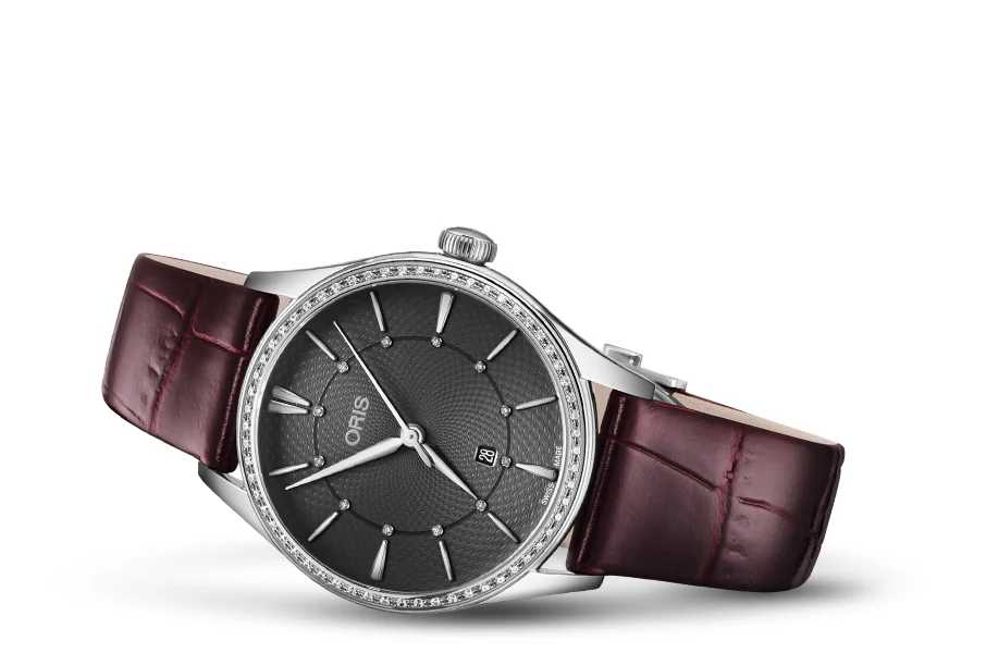 Oris Artelier Date Diamonds 01 561 7724 4953-07 5 17 63FC 33 mm kol saati