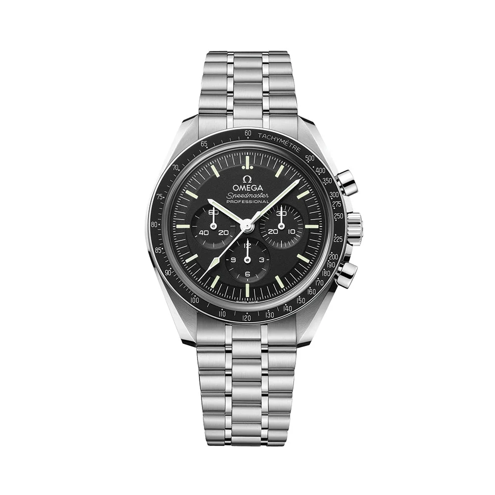 OMEGA Speedmaster Moonwatch Professional Sapphire 42mm - Black on Bracelet O31030425001002 42 mm kol saati