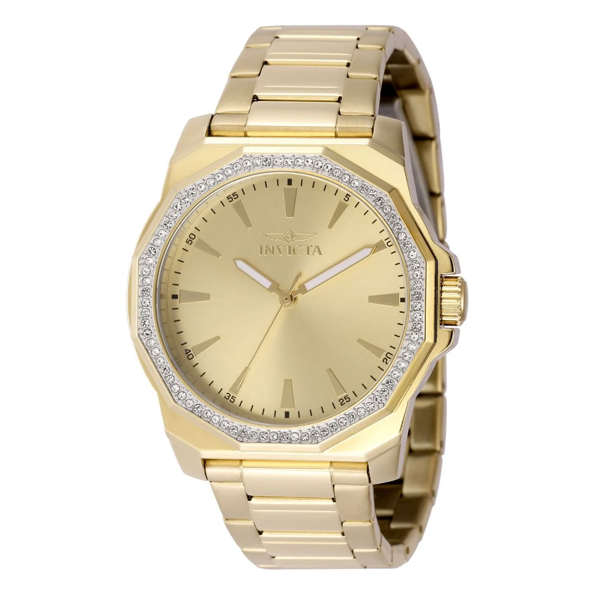 Invicta Open Box Speedway Watch - 42mm. Gold (AIC-49108) 42 mm kol saati