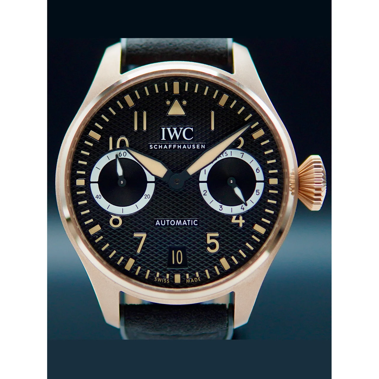 IWC Big Pilot Mercedes AMG G63 Rose Gold Black Dial 210000081405 46.2 mm kol saati