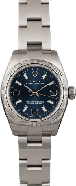 Rolex Oyster Perpetual 176210 Blue Dial 176210BLASO kol saati