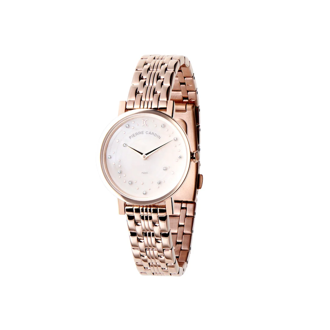 Canal St. Martin Canal St Martin Circles Rose Gold Watch with Crystals and Pink Dial CCM.0549 32 mm kol saati