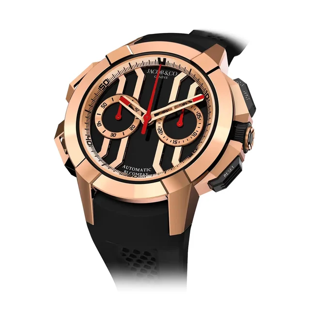 Jacob & Co. Jacob & Co. Epic X Chronograph Rose Gold EC430.43.AC.AA.A kol saati
