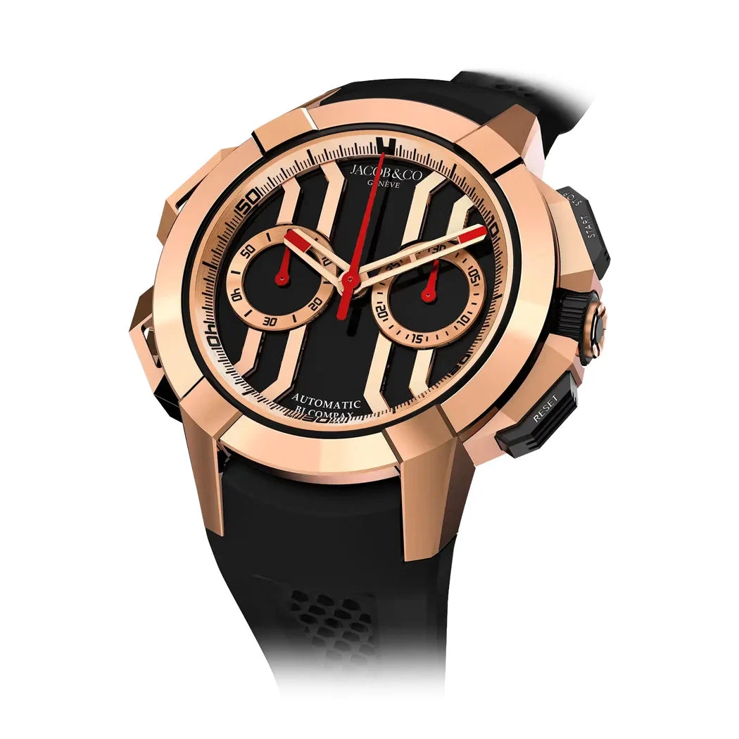 Jacob & Co. Jacob & Co. Epic X Chronograph Rose Gold EC430.43.AC.AA.A 44 mm kol saati