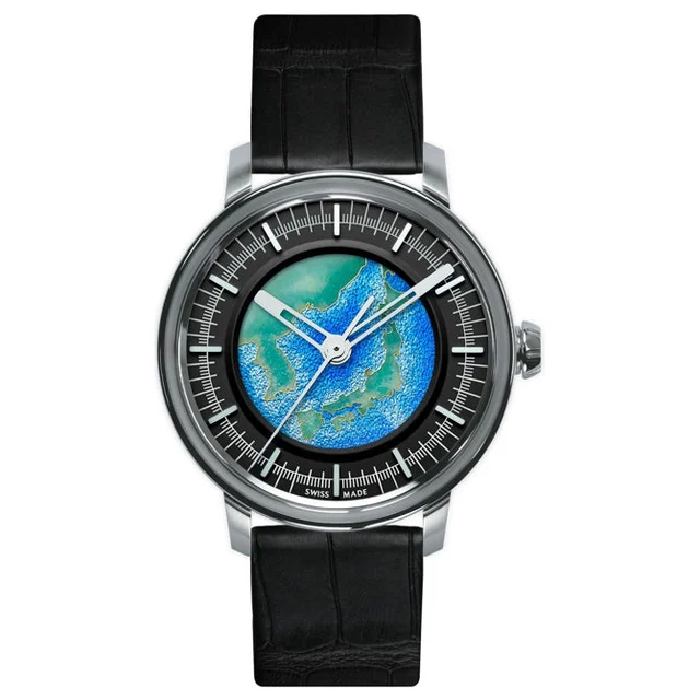 Lundis Bleus Sea of Japan Black 1120.MA.CL.MJ.NR kol saati