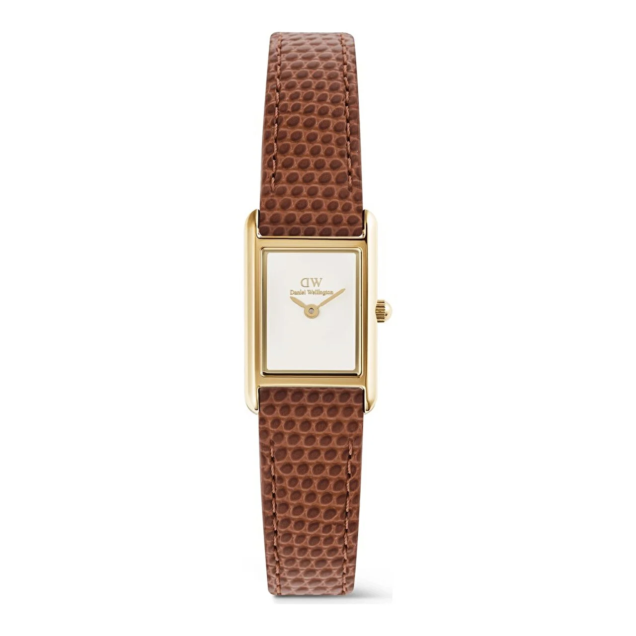 DANIEL WELLINGTON Bound Mini Light Brown Lizard White G DW00600905 17 mm kol saati