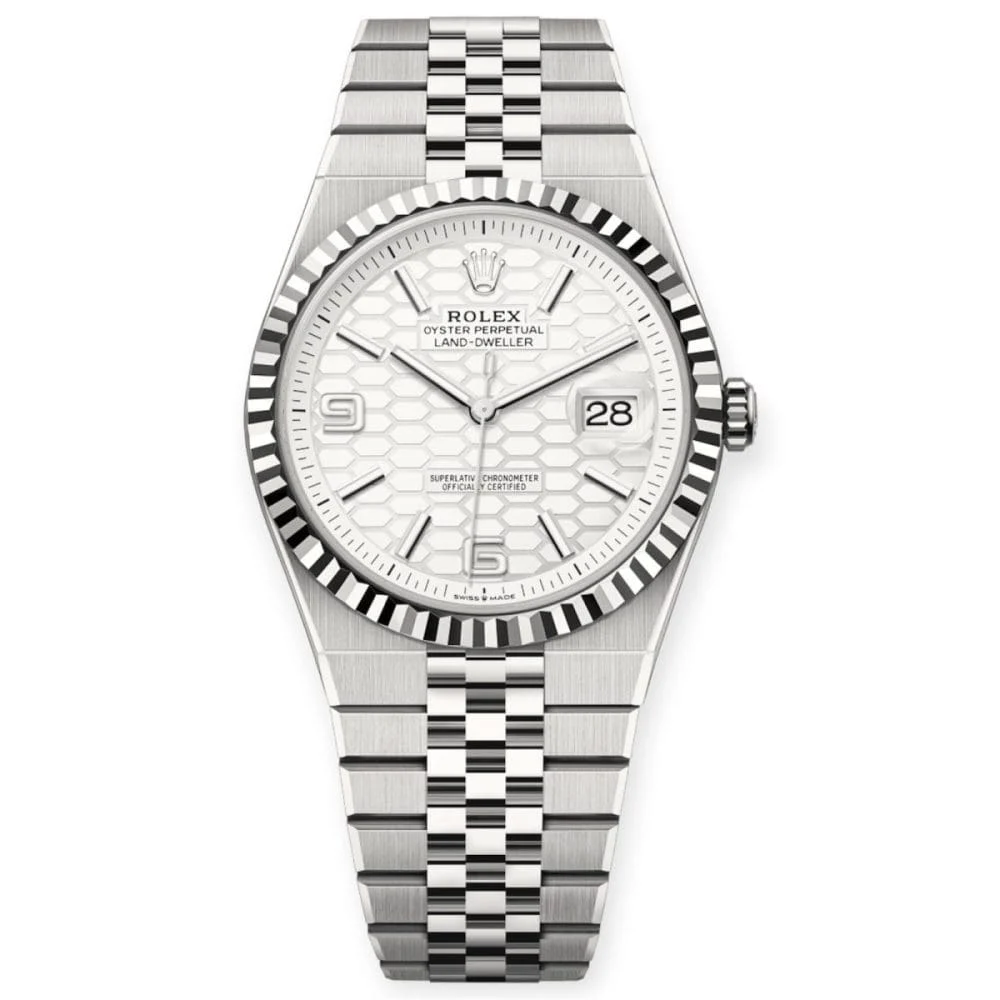 Rolex Land-Dweller 40mm Stainless Steel 127334-000 Pre-Owned Rolex Land-Dweller 40mm Stainless Steel 127334-000 40 mm kol saati