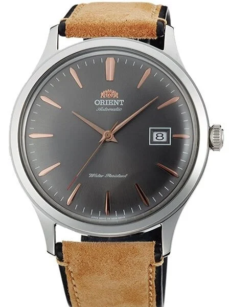 Orient Scratch and Dent - Bambino Version 4 Automatic Dress Watch with Grey Dial #AC08003A SND479 42 mm kol saati