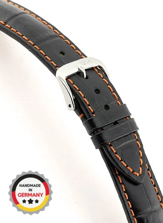 RIOS Grained Leather Vegas - Orange - Alligator Grained 5914/RI kol saati