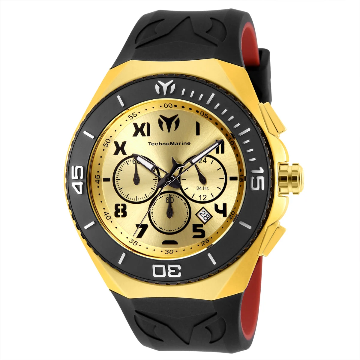 Invicta TechnoMarine Manta Ocean Watch - 48mm. Black, Red (TM-215067) 48 mm kol saati