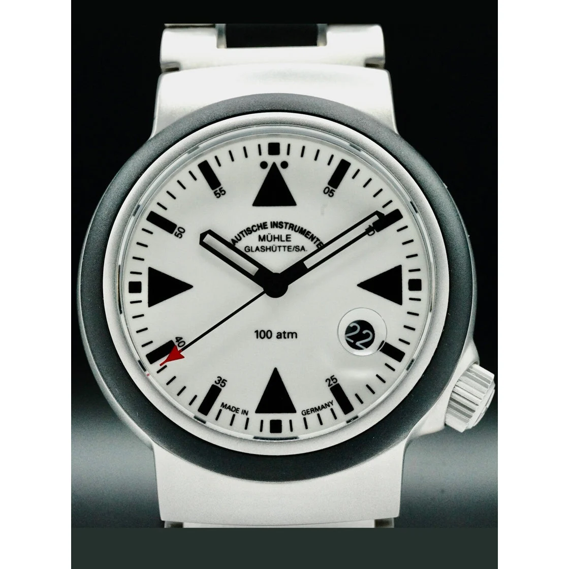 Muhle Glashutte Mühle Glashütte M1-41-08-MB S.A.R Rescue-Timer Lumen on Bracelet 210000073036 42 mm kol saati
