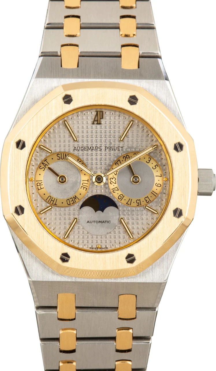 Audemars Piguet Royal Oak Moonphase Tapisserie dial 25594SA.OO.0789SA.01 36 mm kol saati