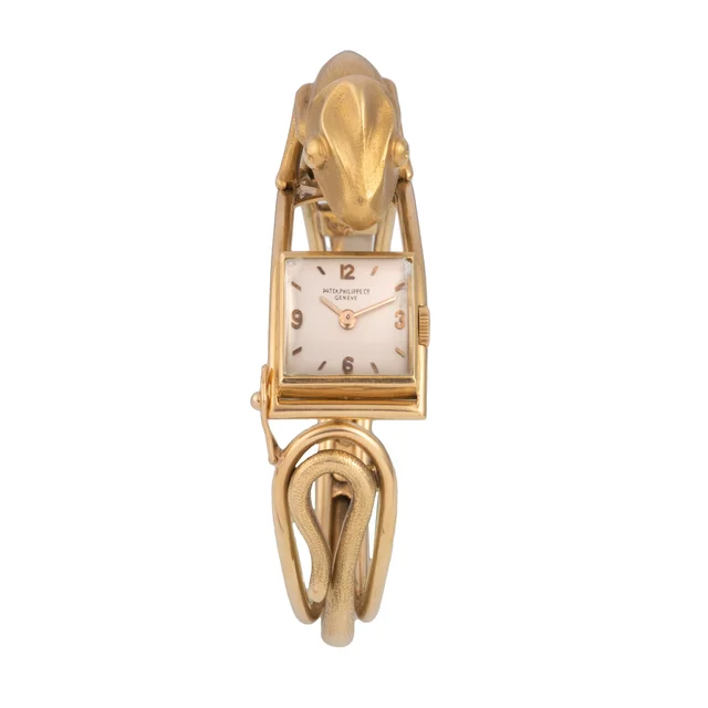 Patek Philippe PATEK PHILIPPE, REF. 1252, "CHAMELEON", YELLOW GOLD kol saati