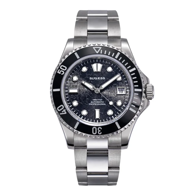 Sugess Black Glacier Crackle Dial Automatic sugess-s476-black-glacier-crackle-dial-automat