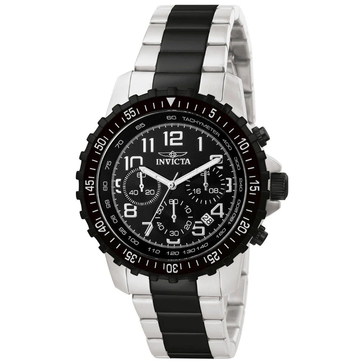 Invicta Specialty Vector Field Watch - 45mm. Steel, Black (1326) 45 mm kol saati