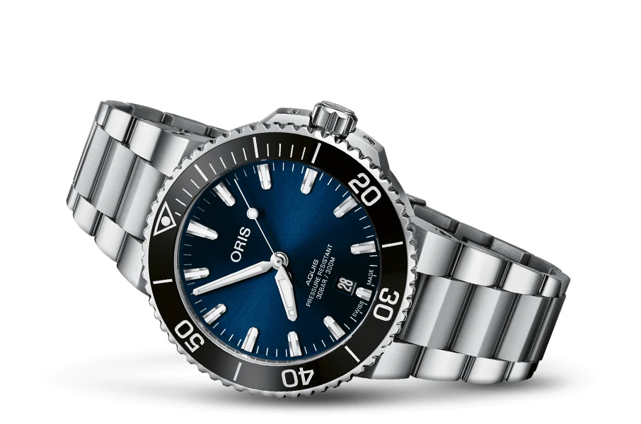 Oris Aquis Date 01 733 7766 4135-07 8 22 05PEB 41.5 mm kol saati