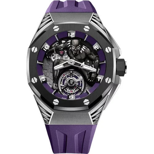 Audemars Piguet "Black Panther" Flying Tourbillon 26620IO.OO.D077CA.01 42 mm kol saati