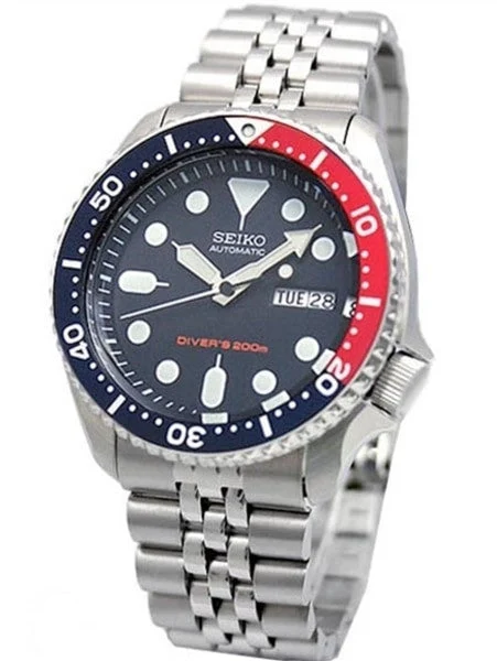 Seiko Scratch and Dent - Automatic Dive Watch with Stainless Steel Bracelet #SKX009K2 26 S